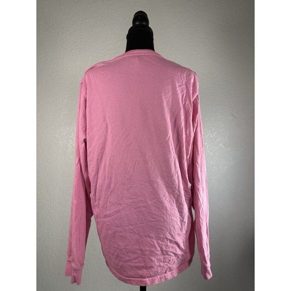 Teddy Fresh Pink Long Sleeve Shirt  Size M "The Thrill Is Gone" Cowboy  Cotton - Picture 7 of 8